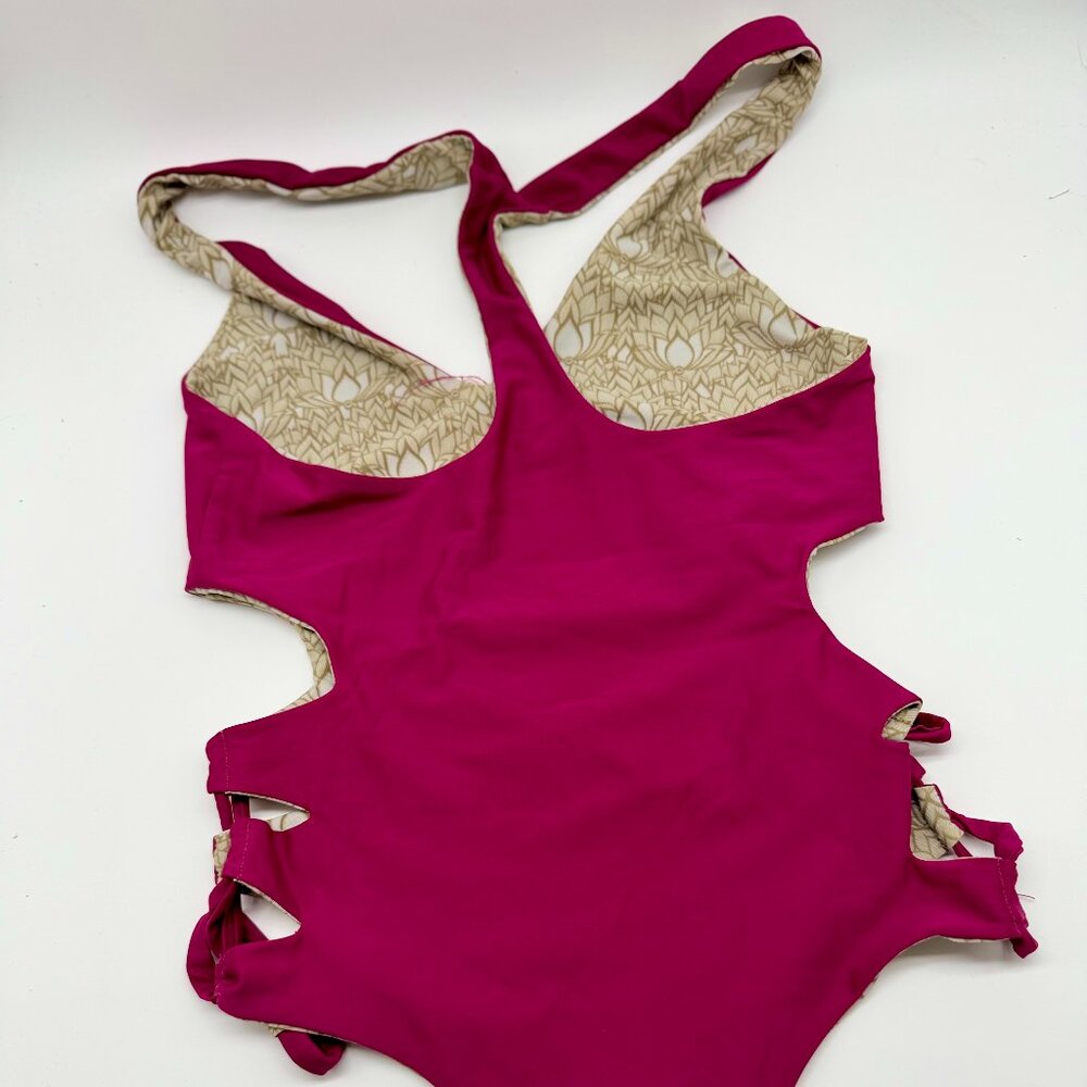 One Piece Reversible Razor Back Bikini